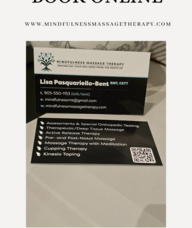 Book an Appointment with Lisa Pasquariello-Bent, RMT, CKTT, MHAA for Massage Therapy