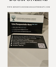 Book an Appointment with Lisa Pasquariello-Bent, RMT, MHAA for Massage Therapy